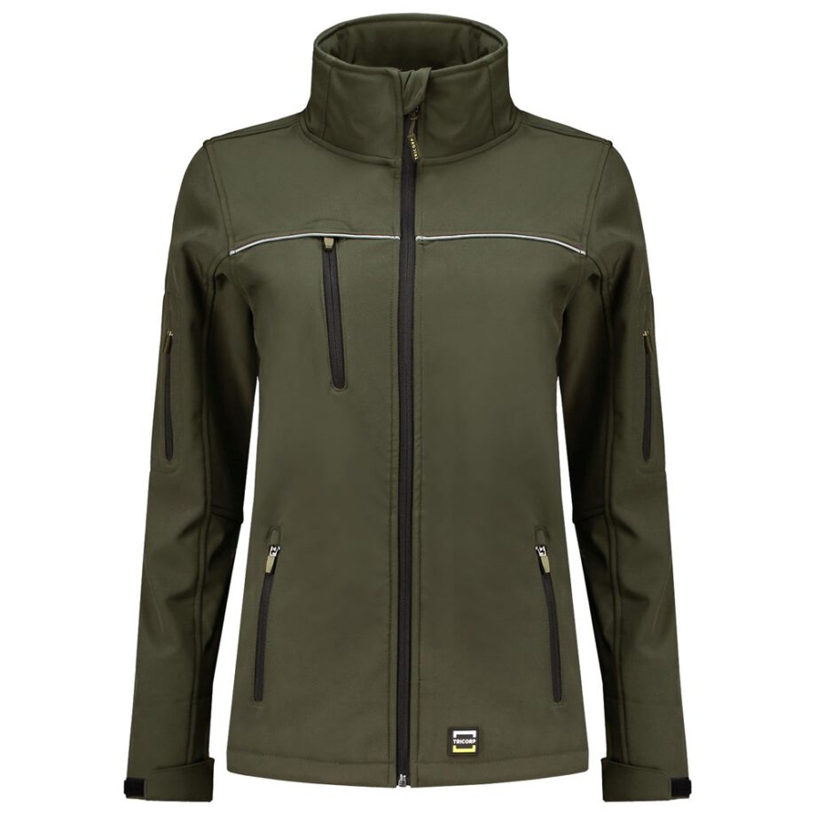 TRICORP WORKWEAR 402009ArmyXXL Softshell Luxe Dames