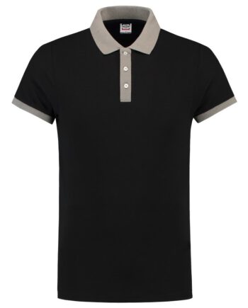 TRICORP CASUAL 201002BlackGreyXXS Poloshirt Bicolor Fitted