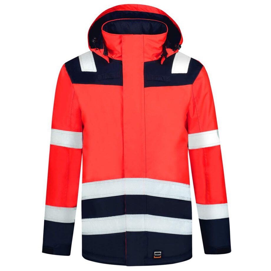 TRICORP SAFETY 403020RedInkXXL Parka High Vis Bicolor