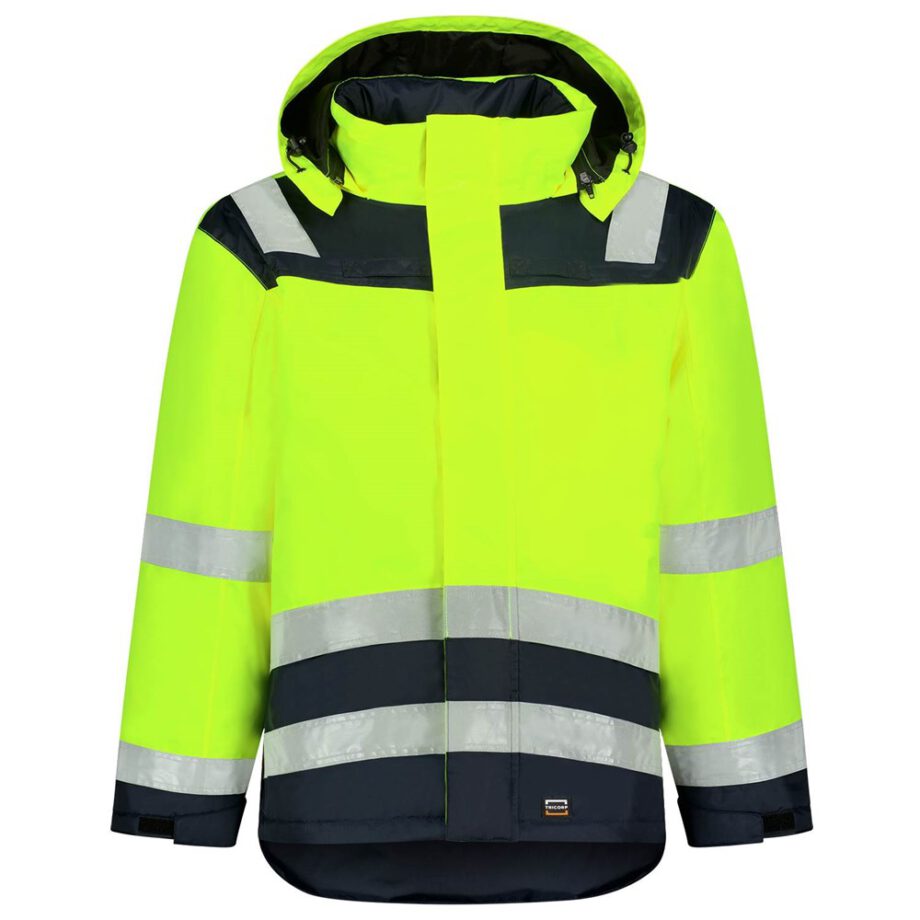 TRICORP SAFETY 403023YellowinkXXL Midi Parka High Vis Bicolor