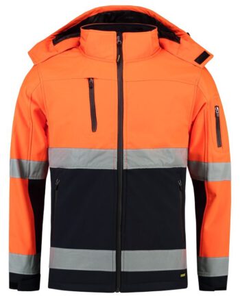 TRICORP SAFETY 403007OrangeNavyXXL Softshell ISO20471 Bicolor