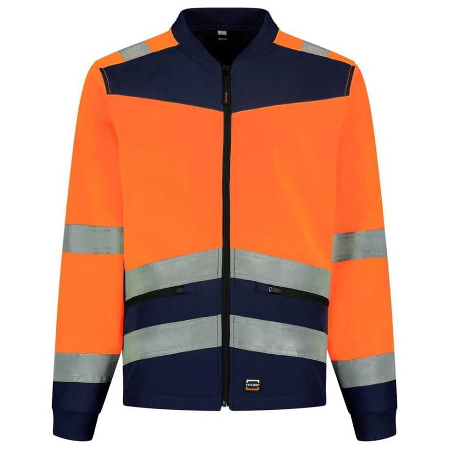 TRICORP SAFETY 403021OrangeInkXXL Softshell High Vis Bicolor