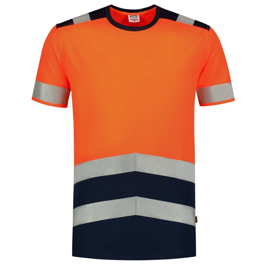 TRICORP SAFETY 103006OrangeInkXXL T-Shirt High Vis Bicolor