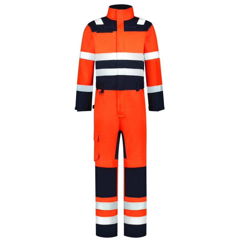 TRICORP SAFETY 753009OrangeInk66 Overall High Vis Bicolor