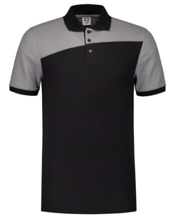 TRICORP WORKWEAR 202006BlackGreyXXL Poloshirt Bicolor Naden